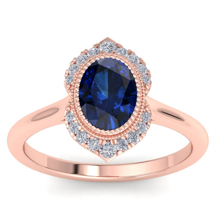 4 carat sapphire on sale ring