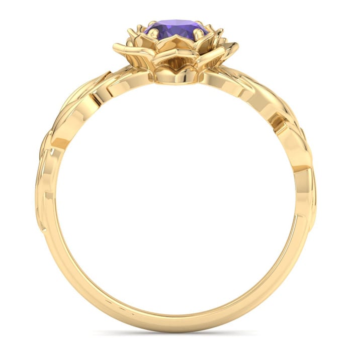 Amethyst Ring: 3/4 Carat Amethyst Ring