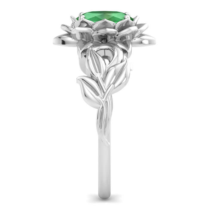 Emerald Ring: 3/4 Carat Emerald Ring
