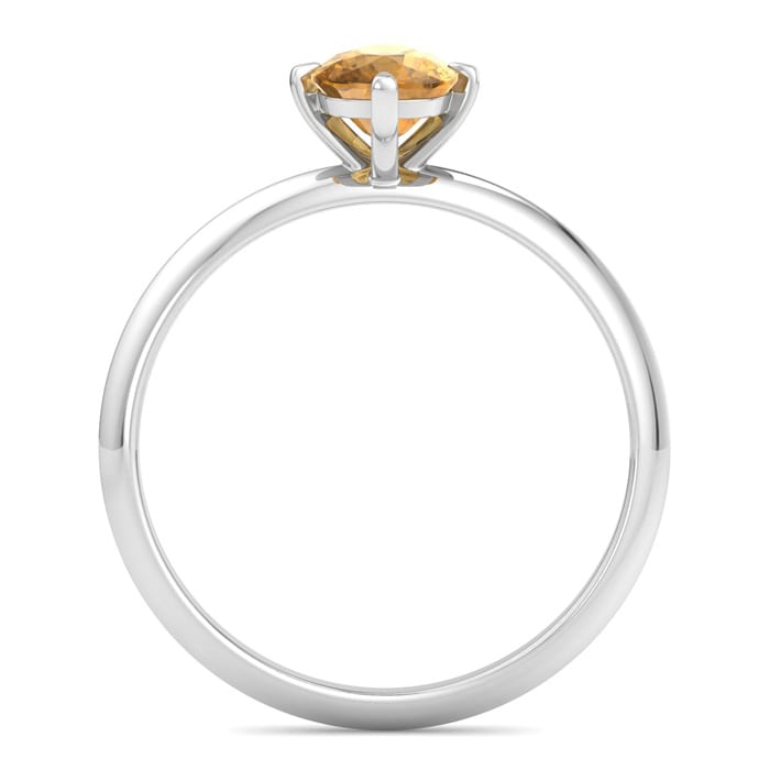 Citrine Ring: 1 Carat Citrine Ring
