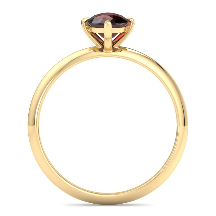 Garnet Ring: 1 Carat Garnet Ring