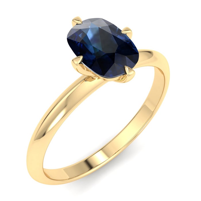 Sapphire Ring: 1 Carat Sapphire Ring