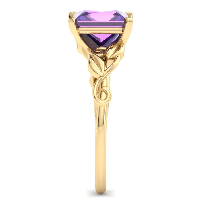 Amethyst Ring: 1 1/2 Carat Amethyst Ring