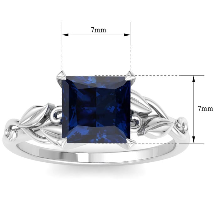 Sapphire Ring: 1 1/2 Carat Sapphire Ring