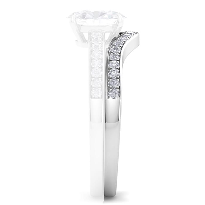 1/5 Carat Lab Grown Diamond Band 14K White Gold