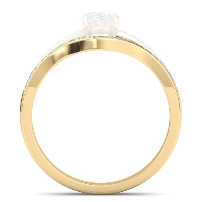 1/5 Carat Lab Grown Diamond Band 14K Yellow Gold
