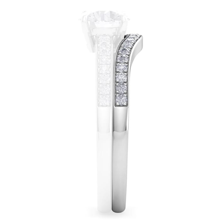 1/5 Carat Lab Grown Diamond Band 14K White Gold