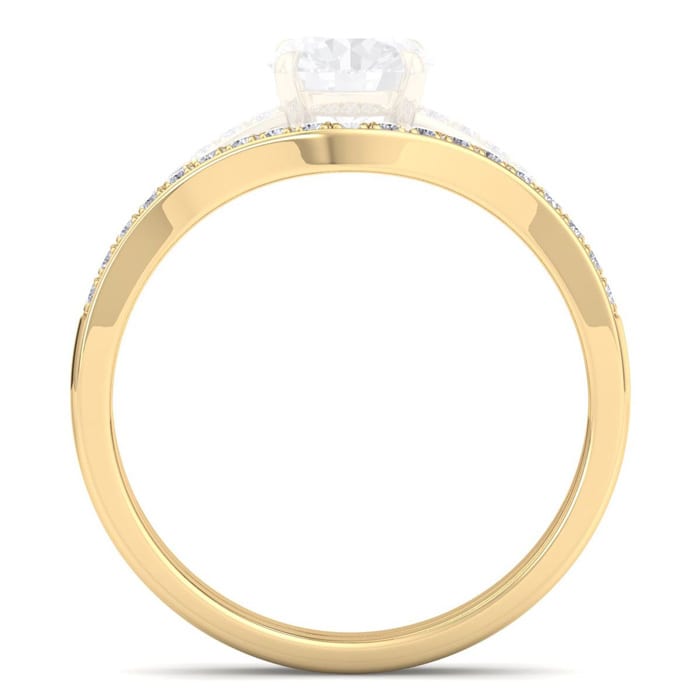 1/5 Carat Lab Grown Diamond Band 14K Yellow Gold