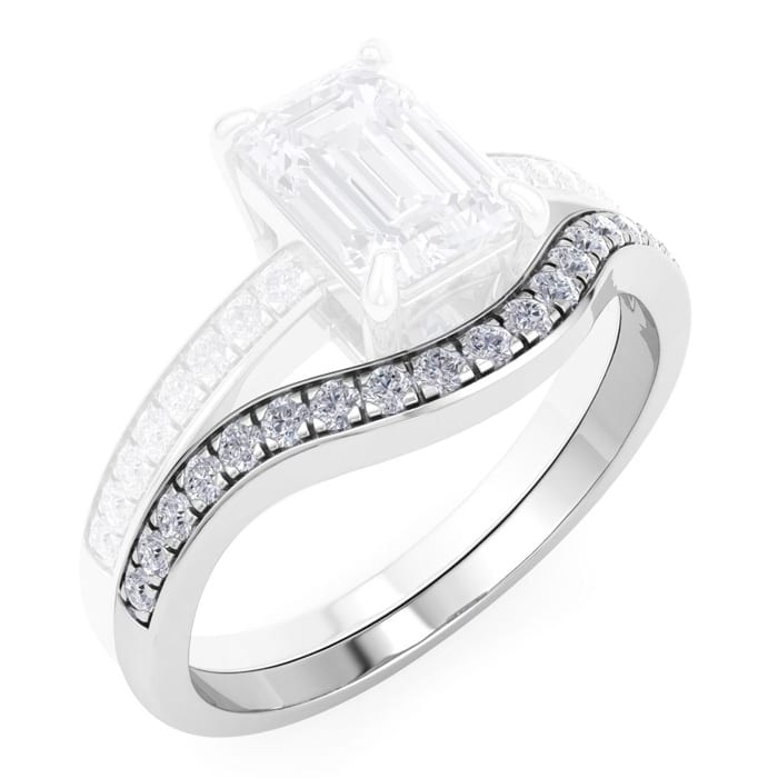 1/5 Carat Diamond Band 14K White Gold
