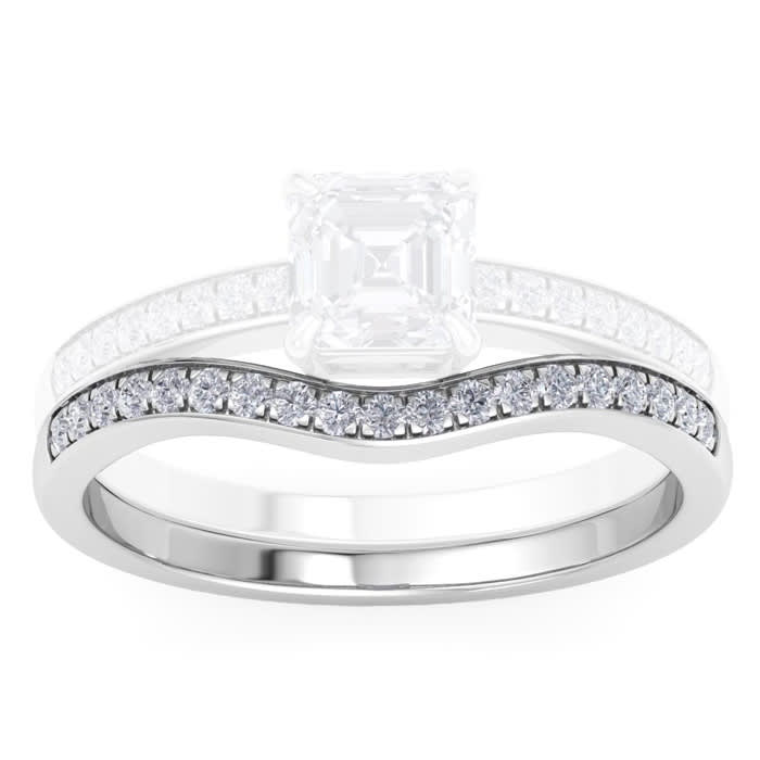 1/5 Carat Diamond Band 14K White Gold