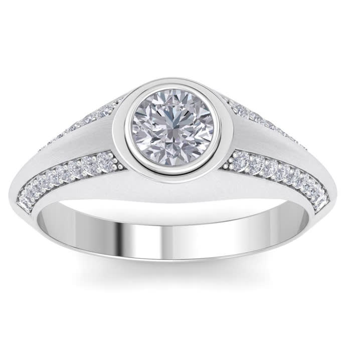 Mens 1 2 carat diamond rings discount
