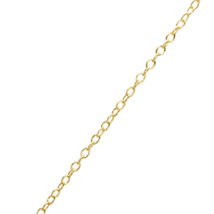 Letter A 1/5ct Diamond Initial Necklace In Yellow Gold Over Sterling Silver, 16 Inches