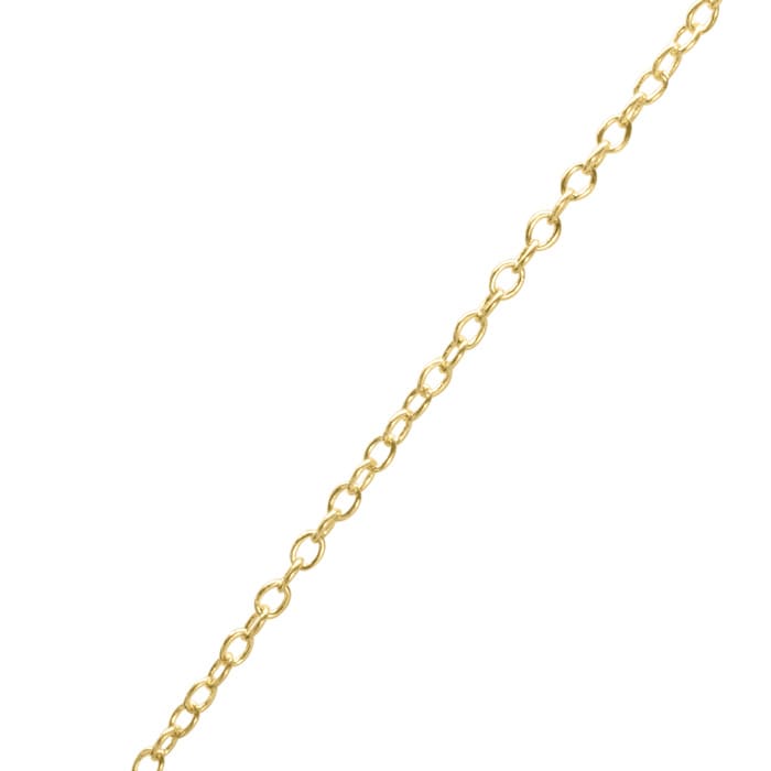 Letter B 1/5ct Diamond Initial Necklace In Yellow Gold Over Sterling Silver, 16 Inches