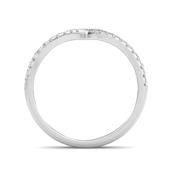 1/3 Carat Diamond Band 14K White Gold