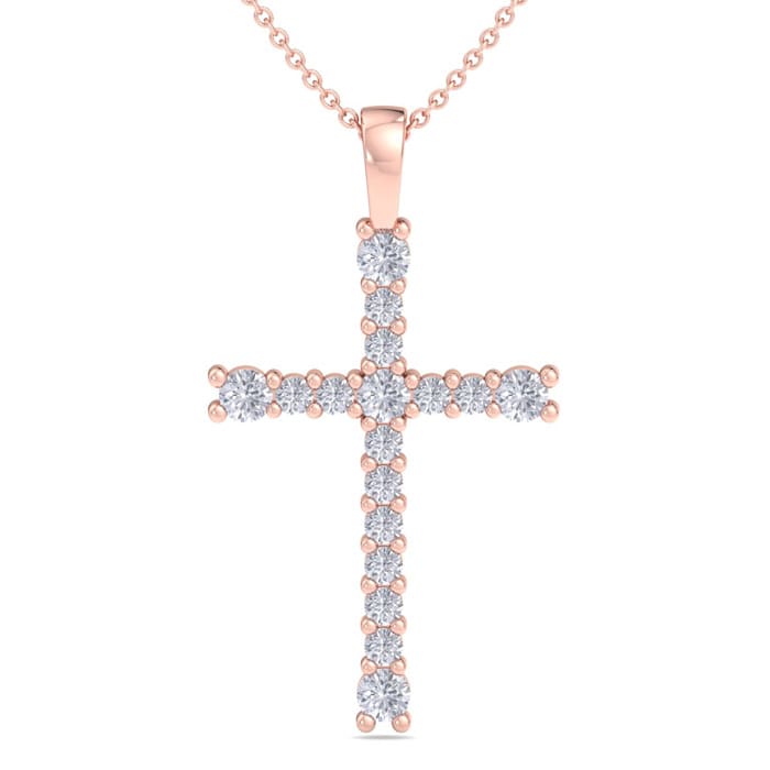 3 carat deals diamond cross