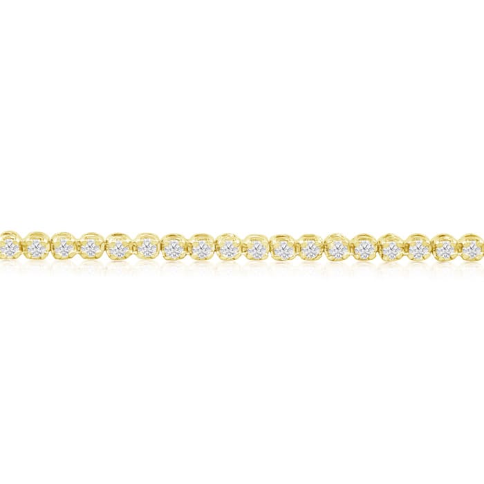 2 Carat Diamond Tennis Bracelet In 14 Karat Yellow Gold