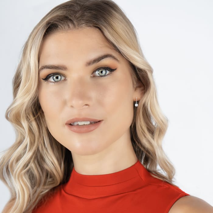 1 Carat Moissanite Drop Earrings In Sterling Silver, 1/2 Inch