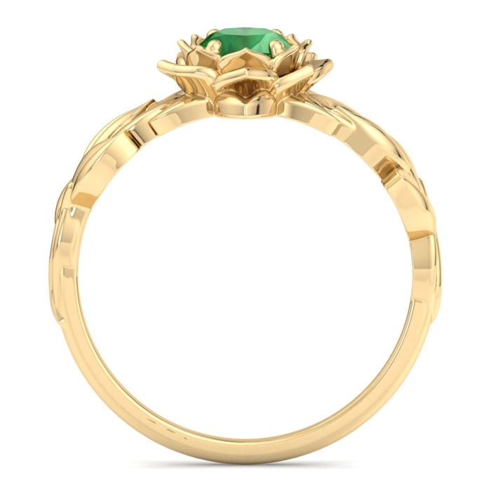 Emerald Ring: 3/4 Carat Emerald Ring