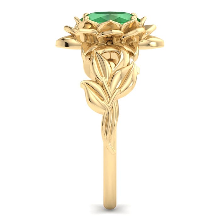 Emerald Ring: 3/4 Carat Emerald Ring