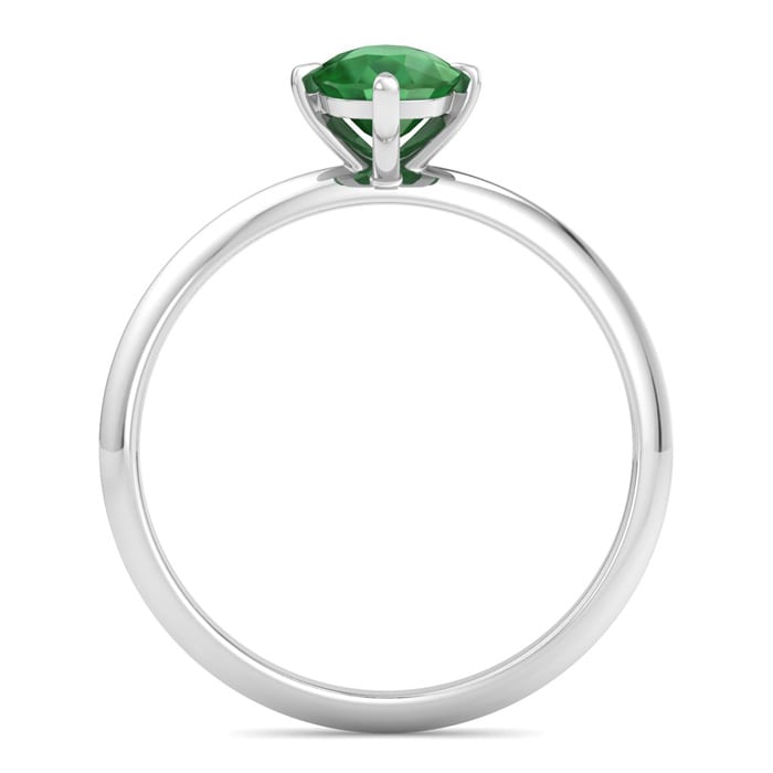 Emerald Ring: 1 Carat Emerald Ring