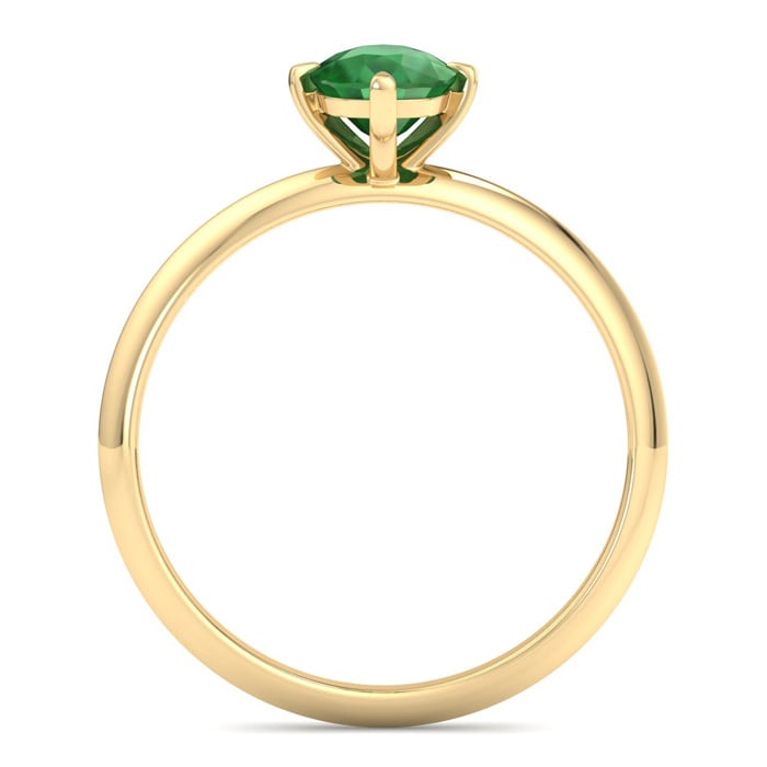 Emerald Ring: 1 Carat Emerald Ring