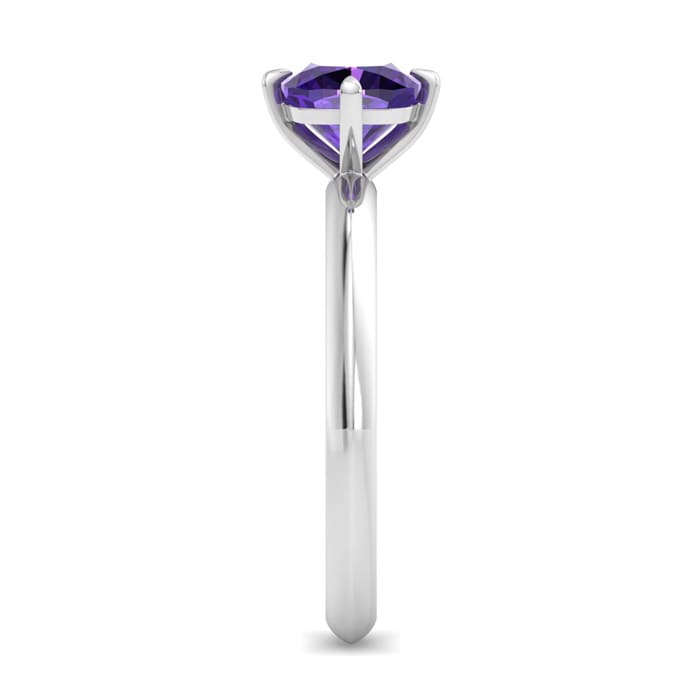 Amethyst Ring: 1 Carat Amethyst Ring