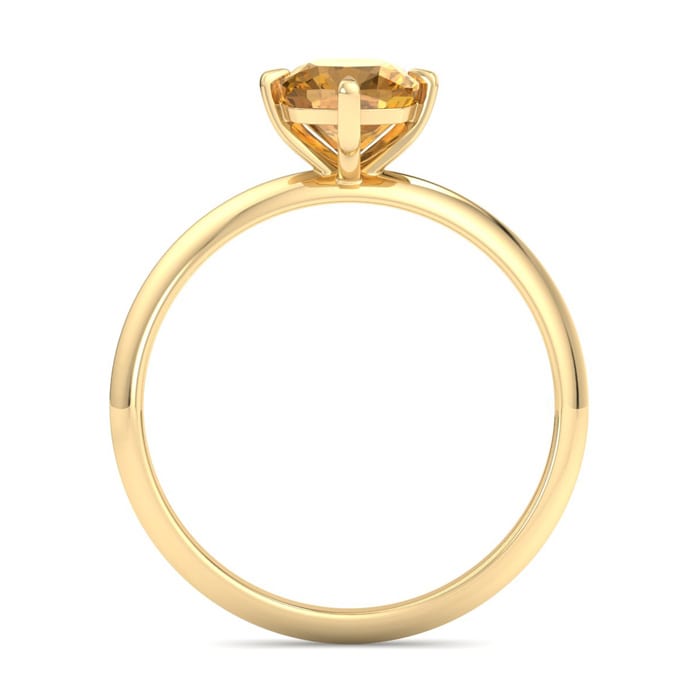 Citrine Ring: 1 Carat Citrine Ring