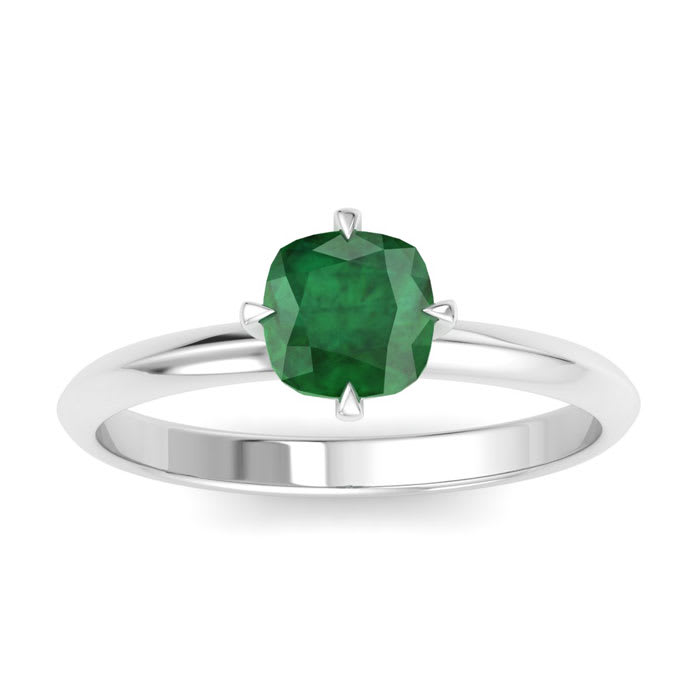 Emerald Ring: 1 Carat Emerald Ring