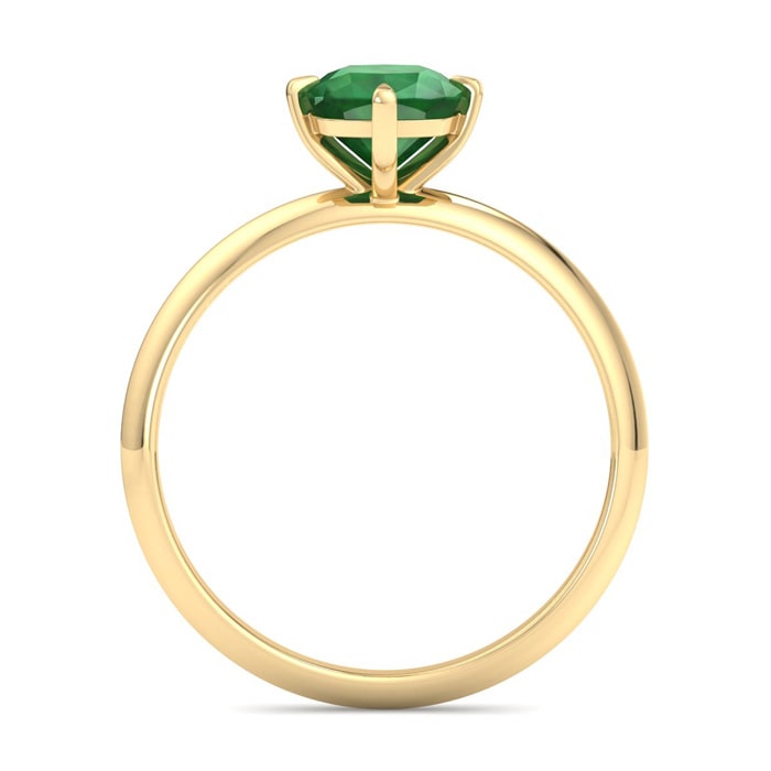 Emerald Ring: 1 Carat Emerald Ring