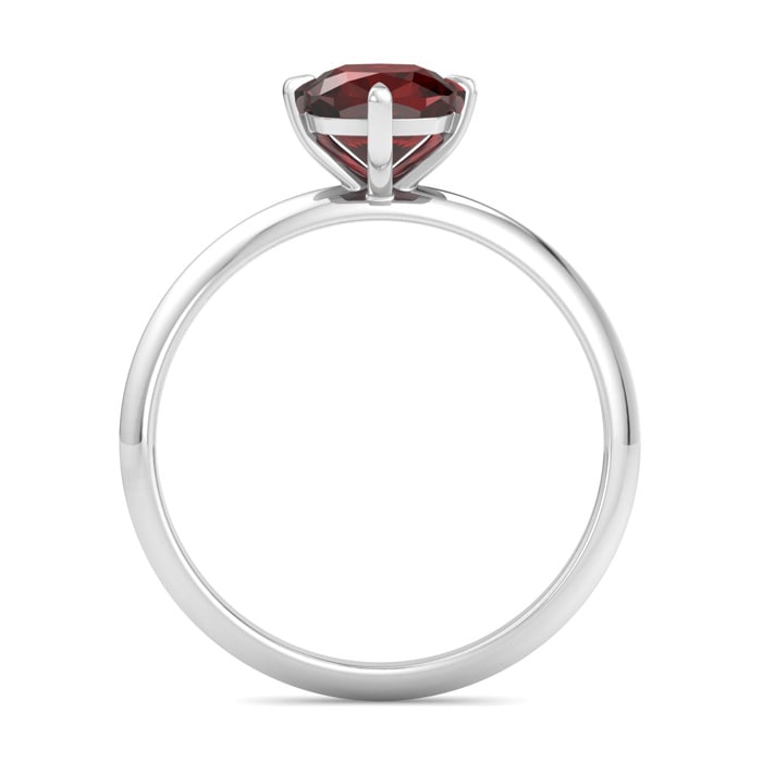 Garnet Ring: 1 Carat Garnet Ring
