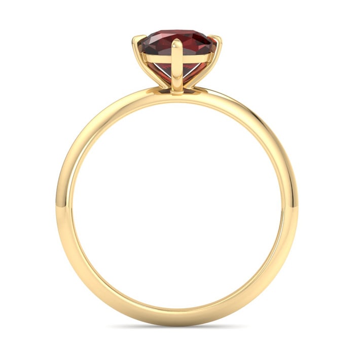 Garnet Ring: 1 Carat Garnet Ring
