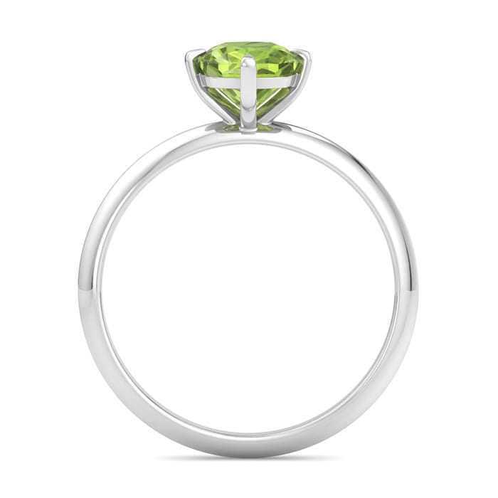 Peridot Ring: 1 Carat Peridot Ring