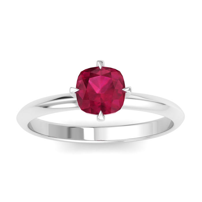 Ruby Ring: 1 Carat Ruby Ring