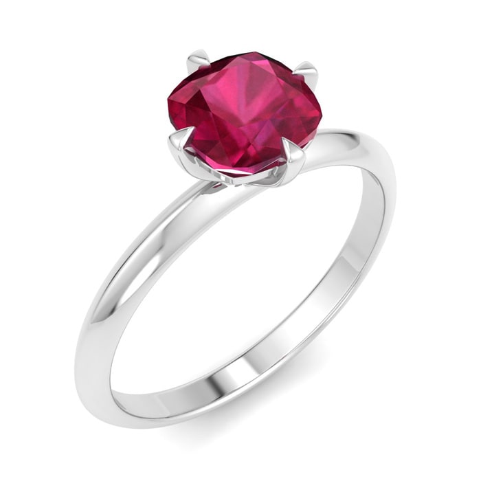 Ruby Ring: 1 Carat Ruby Ring