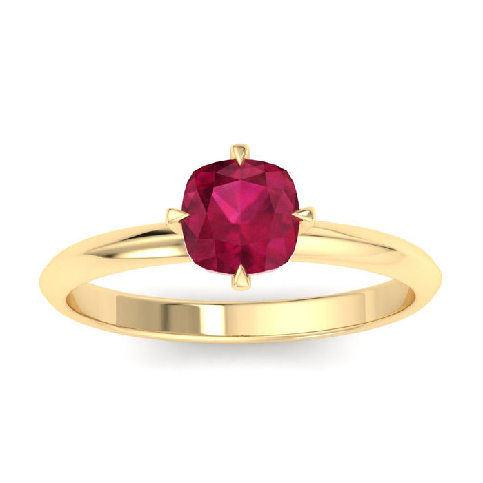Ruby Ring: 1 Carat Ruby Ring