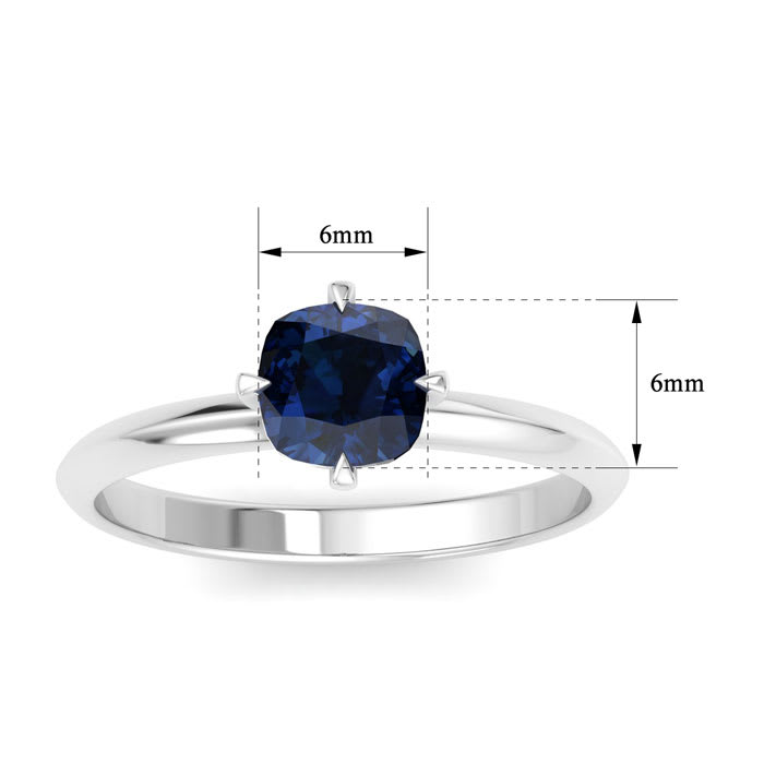 Sapphire Ring: 1 Carat Sapphire Ring