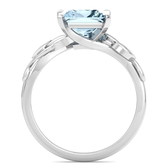 Aquamarine Ring: 1 1/2 Carat Aquamarine Ring