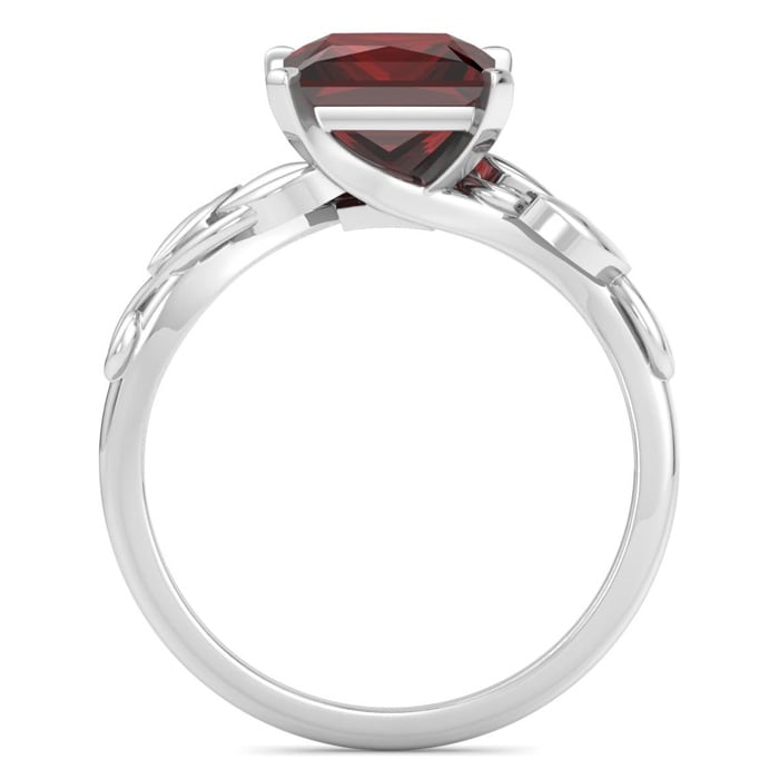 Garnet Ring: 1 1/2 Carat Garnet Ring