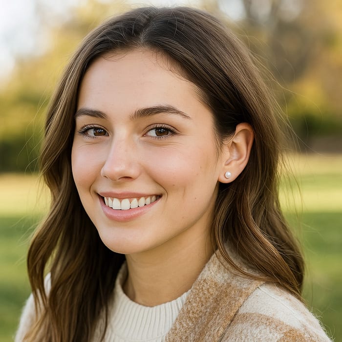 6mm Cultured Pearl Stud Earrings in 14 Karat White Gold