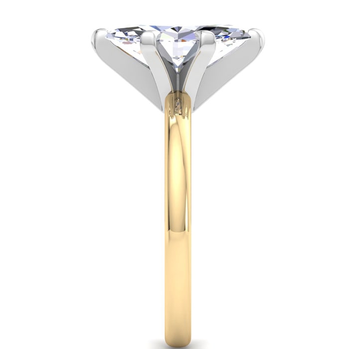 2 Carat Marquise Shape Lab Grown Diamond Ring In 14K Yellow Gold, Solitaire