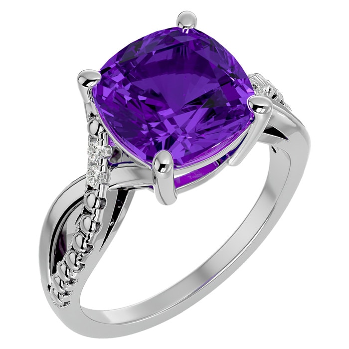 4 carat store amethyst ring