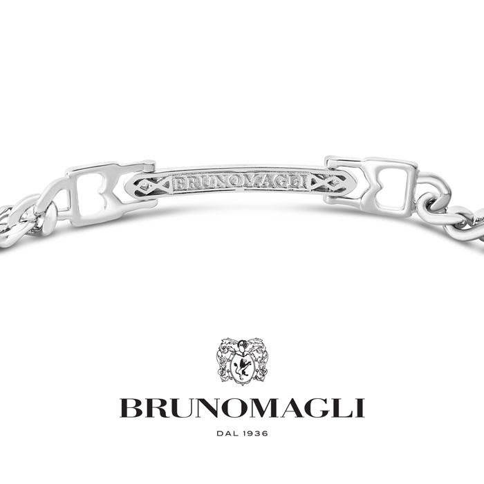 Bruno Magli Mens Daniele 1/3 Carat Lab Grown Diamond Bracelet In Sterling Silver, 8 Inches