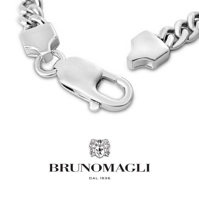 Bruno Magli Mens Daniele 1/3 Carat Lab Grown Diamond Bracelet In Sterling Silver, 8 Inches