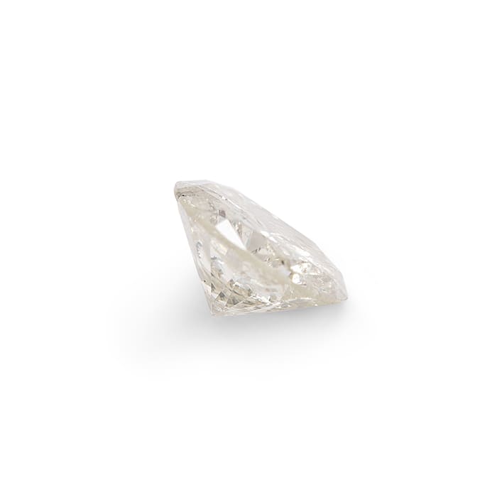 Estate Jewelry 0.71 Carat Loose Round Natural Diamond, Chipped Diamond