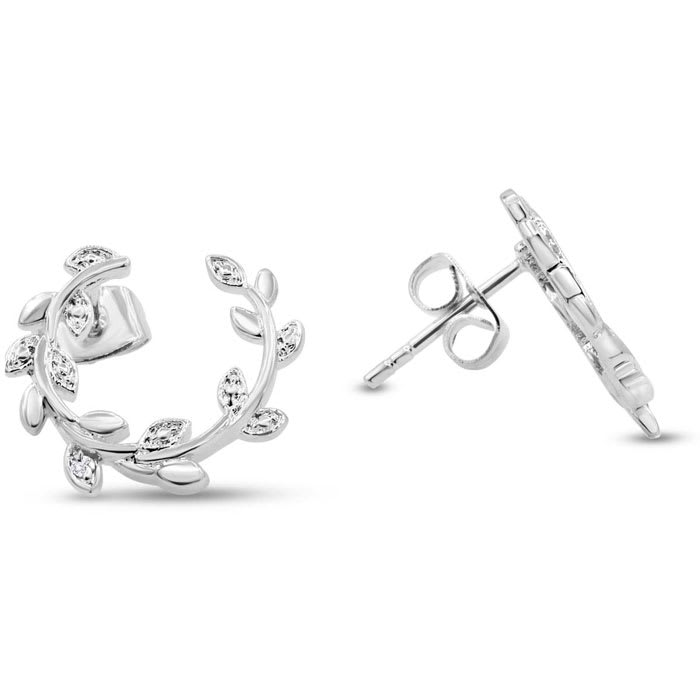 3 Pairs Of Diamond Hoop Earrings For An Amazing Price!
