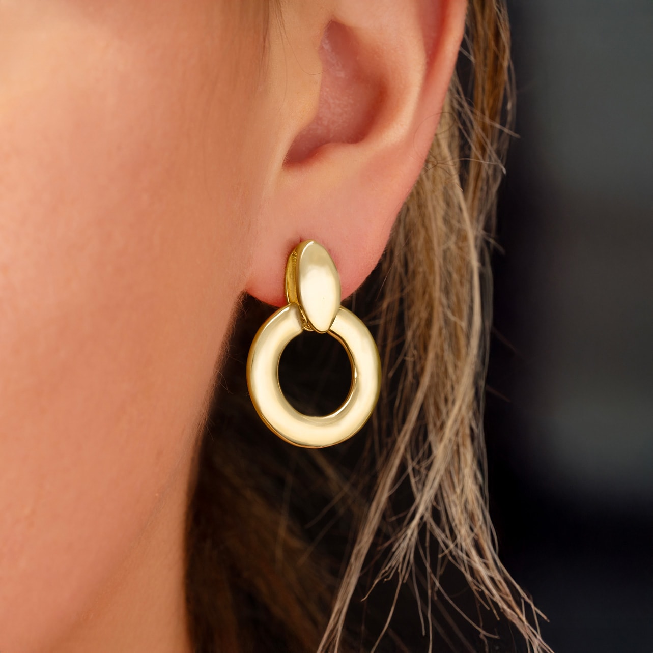 Bruno Magli Arianna Gold Earrings