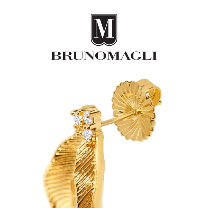 Bruno Magli Chiara Gold Earrings