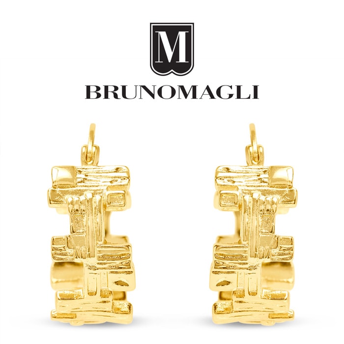 Bruno Magli Angelica Gold Hoop Earrings
