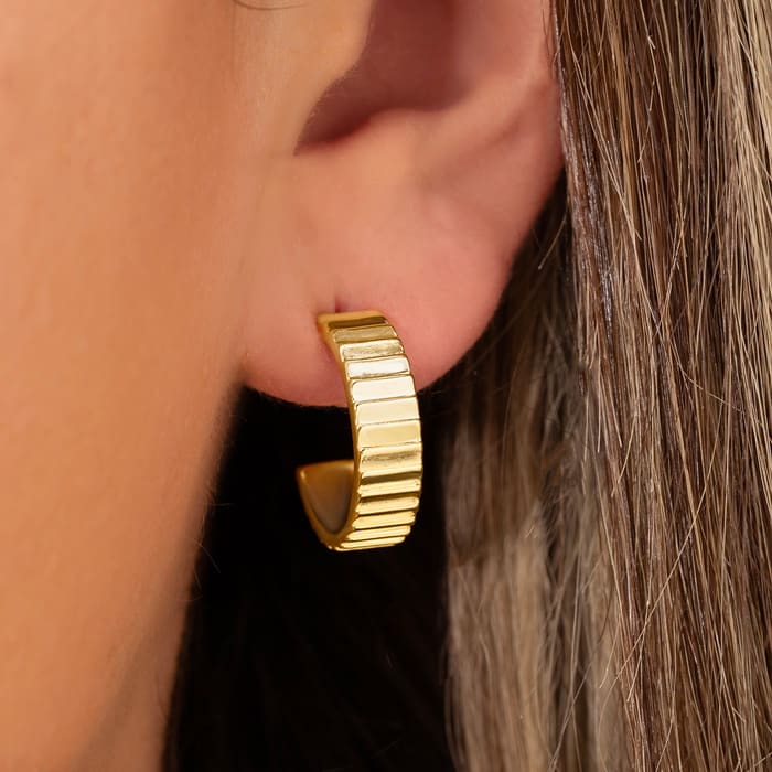 Bruno Magli Anna Gold Hoop Earrings