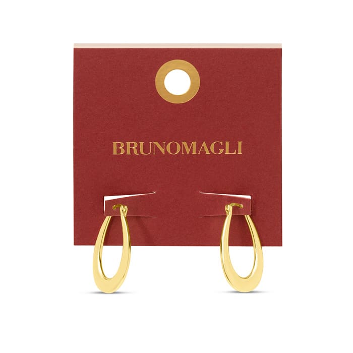 Bruno Magli Perla Gold Hoop Earrings
